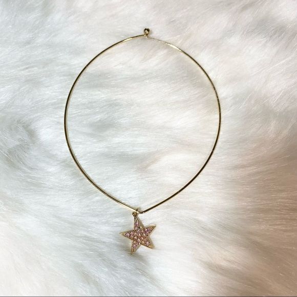 Vintage Star Choker Gold Wire - Picture 2 of 3